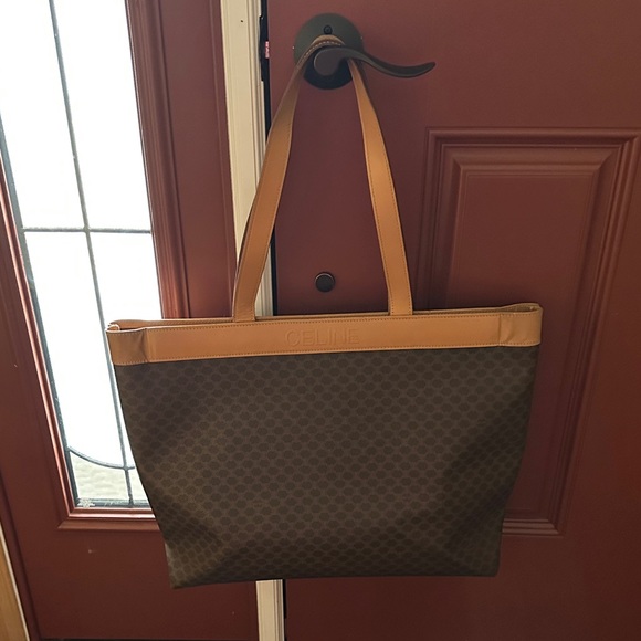 Celine Handbags - Celine Macadam tote bag-includes COA
